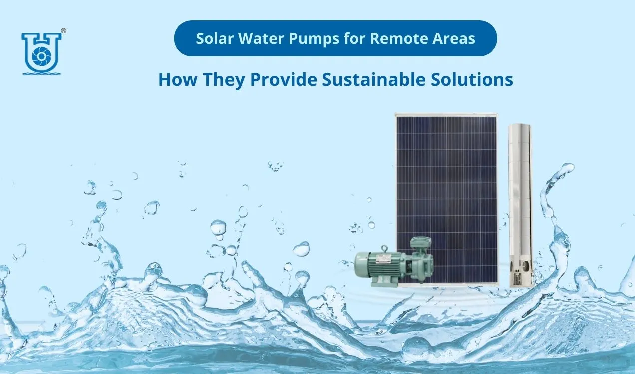 The use of solar pumps in remote areas