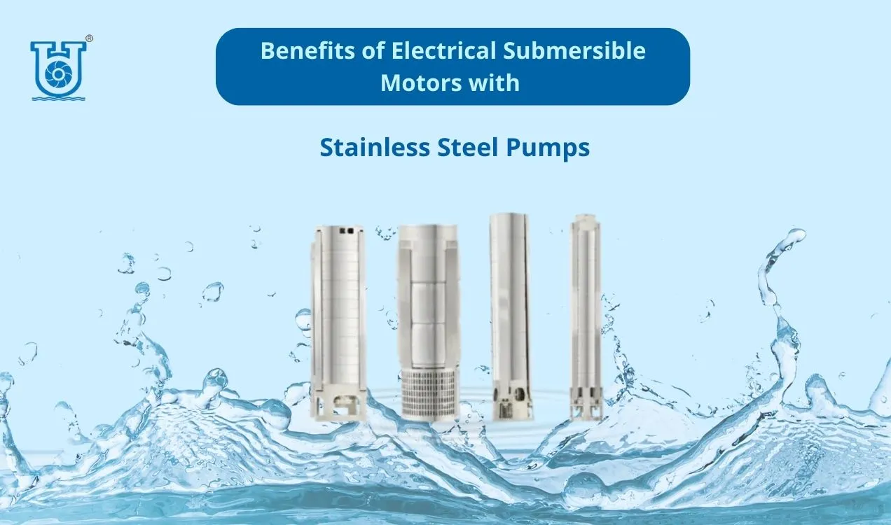 Stainless steel pumps with electrical submersible motors