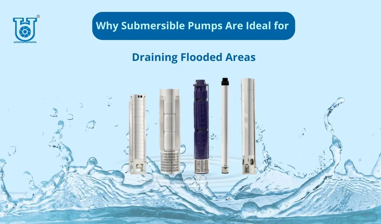 Flood recovery using submersible pumps